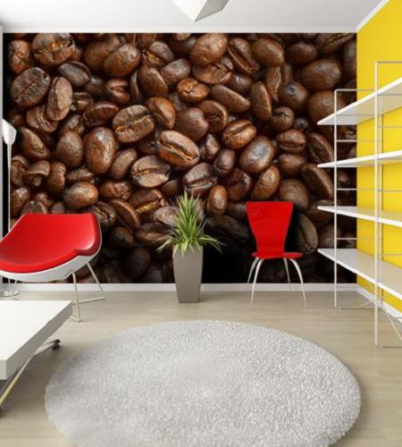 Granos de cafe de teleAdhesivos